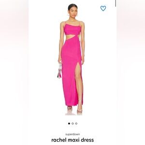 GUC Superdown Fuchsia Roxy Maxi Dress